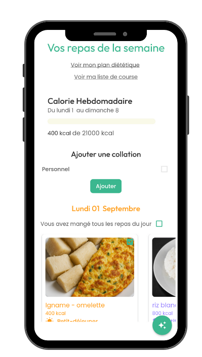 Planificateur de repas